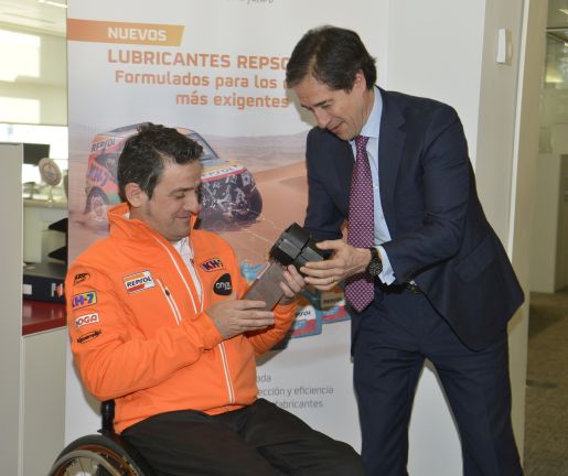 Dakar17 Visita Repsol Isidre Esteve 2