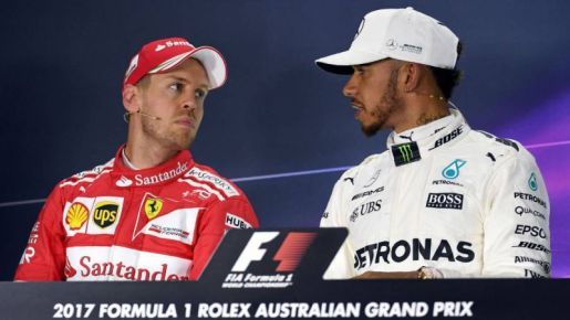 Vettel Hamilton 1