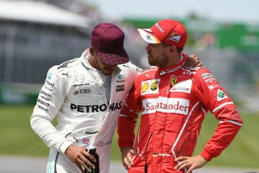 Vettel Hamiton Baku 2