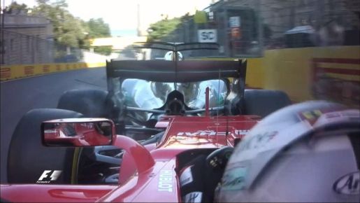 Vettel Hamiton Baku 4