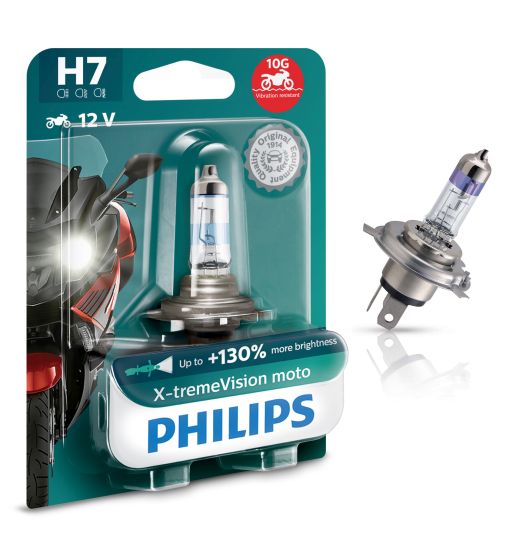 Lámparas Philips XtremeVision moto ahora con hasta un 130% más luminosidad  