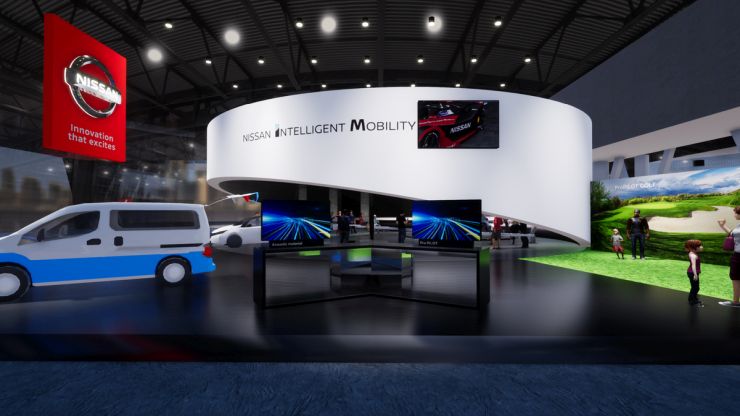 Nissan Booth at CES 2020 CGI Image 3 1200x675