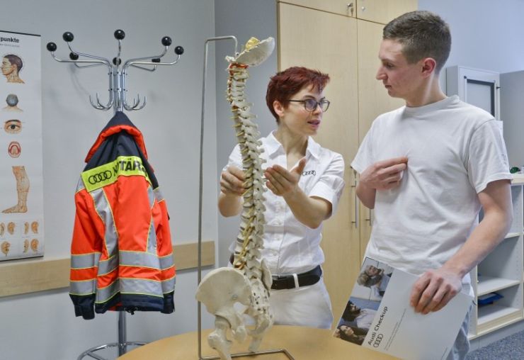 Anniversary in the year of the coronavirus 100 years of health protection at Audi small 2