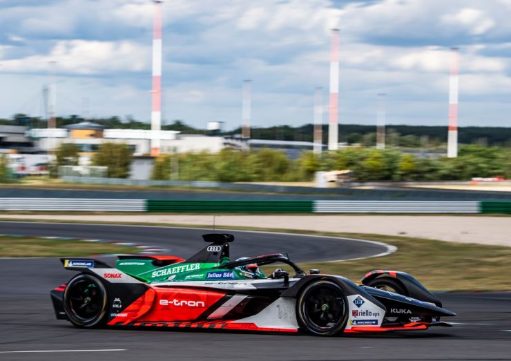 René Rast drives Audi Formula E car for the first time small 3