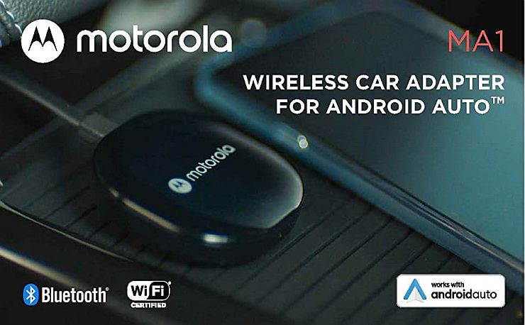 Llega a Chile Motorola MA1, el dispositivo que permite disfrutar de Android  Auto™ en el automóvil sin utilizar cables 